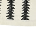 thumbnail image 3 of Unique Bargains 1 Pack Tassel Table Runner Cotton Linen Simple Table Flags Black White 12"x71", 3 of 5