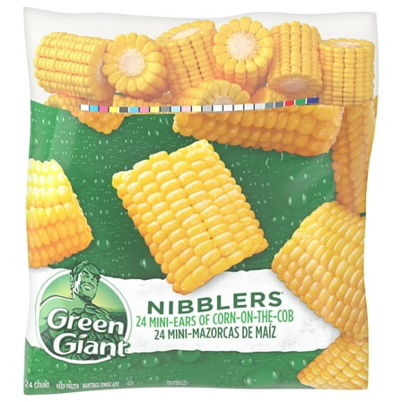 Green Giant Nibblers Whole Corn on The Cob, 24 Count (Frozen Vegetables)