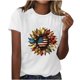 thumbnail image 1 of Fiudx Tops para Mujer Camisas de Manga Corta para Mujer, Estilo Independiente, para Mujer, 1 of 3