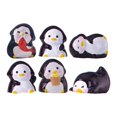 thumbnail image 2 of Figuras de Mini pingüino, esculturas pequeñas, manualidades de bonsái DIY, regalo de cumpleaños, decoraciones de jardín de hadas, figuras en, 2 of 9