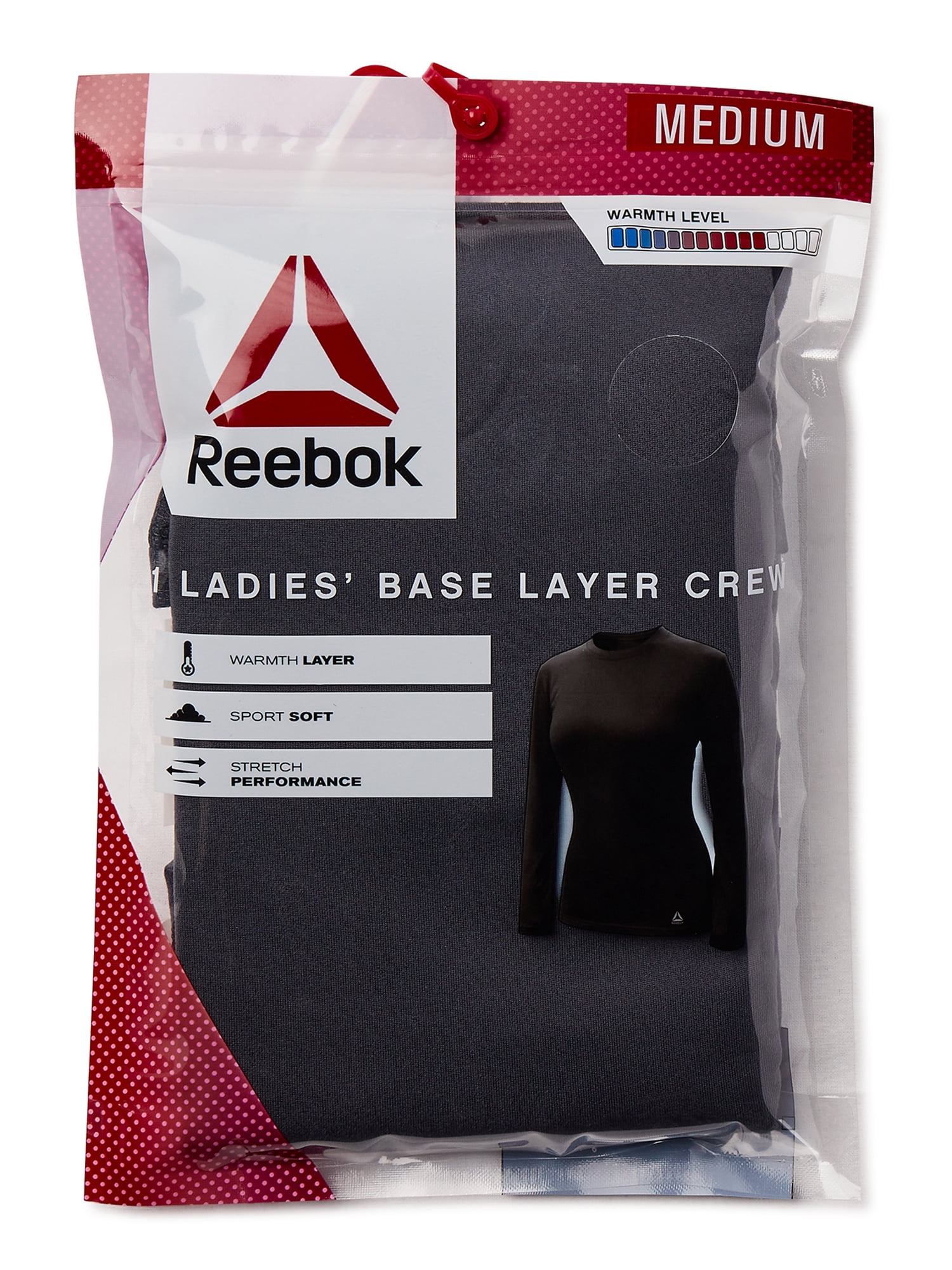 Reebok Women's Crewneck Thermal Long Underwear Top