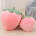 thumbnail image 3 of Strawberry Pillow, Plush Strawberry Throw Pillow, Strawberry Shaped Throw Pillow Fruit Strawberry Plush Toy Stuffed animal Plush Toys Decorative Pillows Gifts for Kids Toys (Pink-50cm), 3 of 6