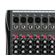 DENEST Professional Mixer Sound Board Console 6 Channel Desk System Interface Digital USB