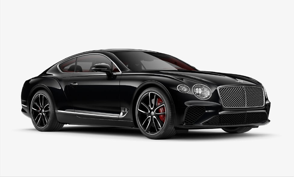 2018 Bentley Continental GT in Onyx Model Car in 1:43 Scale by