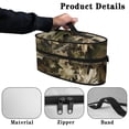 thumbnail image 5 of HELLHERO Dead Maple Leaf Pattern Portable Iron Storage Bag Polyester Portable with Zipper Closure, Case Only, 5 of 6