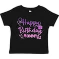thumbnail image 3 of Inktastic Purple Happy Birthday Mommy Boys or Girls Toddler T-Shirt, 3 of 5