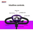 thumbnail image 5 of 4 Wheel Mobility Scooters for Senior, Outdoor Travel Electric Wheel Chair Scooter with Detachable Basket, Adults Mobility Scooters with Control Panel, Max Speed 4.97mph, 300lbs, Purple, SS188, 5 of 8