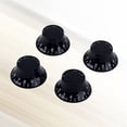 thumbnail image 4 of Shisuyan 4pcs Round Guitar Knobs Volume Tone Control Knobs Rotary Knobs Epiphone Style Electric Guitar Parts Replacement GD29 (Black), 4 of 9
