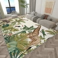 thumbnail image 3 of Living Room Area Rugs, Retro Animal Giraffe Printed Decorate Rug, White Carpet Washable Short Pile Rugs For Bedroom Dining Room, Soft Non-Slip Rectangle Rug, 3 of 7