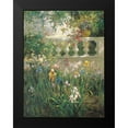 thumbnail image 2 of Oxley, Vail 12x14 Black Modern Framed Museum Art Print Titled - Iris Shadows, 2 of 5