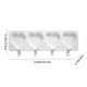 thumbnail image 3 of Moldes De Silicona Para Helados Molde de silicona de 1 pieza para helados,color blanco,ideal para hacer paletas heladas caseras y gelatina. Apto para uso alimentario. Rkxzt, 3 of 8