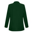 thumbnail image 5 of UYISJ Women's Fall Business Casual Blazers Long Sleeve Notch Lapel Trendy Work Office Blazer Jackets Solid Color Outerwear Green S, 5 of 6
