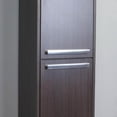 thumbnail image 3 of Eviva Lugano 16" Grey-OakModern Bathroom Linen Side Cabinet Storage, 3 of 4