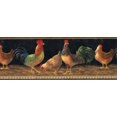 thumbnail image 1 of Roosters Wallpaper Border TH29002B, 1 of 1
