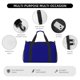 thumbnail image 4 of Balery Navy Bolsa de Gimnasio para Mujeres, Bolsa de Viaje con Bolsillo Húmedo, Bolsa de Fin de Semana para Mujeres, Bolsa de Viaje Resistente al Agua, 4 of 7