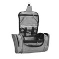 thumbnail image 3 of DALIX Travel Toiletry Kit Accessories Bag Shave Cosemetics Hanging Hook in Gray, 3 of 4