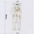 thumbnail image 2 of Skeleton Halloween Decoration, Halloween Decor Human Skeleton Decoration Outdoor Halloween Decorations Pumpkin Skull Spider Bat Party Scene Decoration, Outdoor, 2 of 3