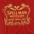 thumbnail image 2 of Chilling Adventures of Sabrina Spellman Mortuary Women's T Shirt, Red, Small, 2 of 6
