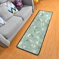 thumbnail image 5 of Ryvnso Daisy Floral Pattern Hallway Runner Rugs Floor Carpet Non Slip Entryway Mat 2' x 6', 5 of 7