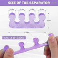 thumbnail image 2 of Toe Separators for Women, Pedicure Toe Spacers Yoga Relax, 2 of 5