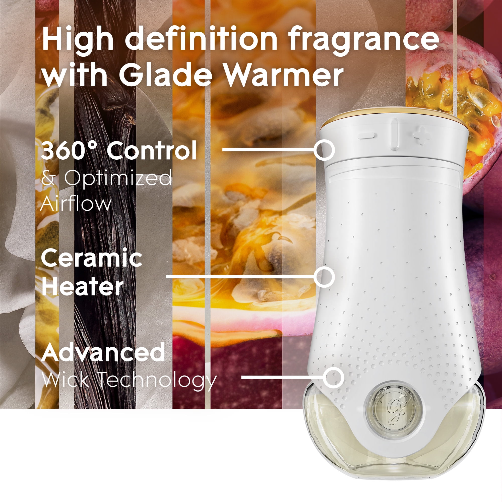 (2 pack) Glade PlugIns Scented Oil 5 Refills, Air Freshener, Vanilla Passion Fruit, Essential Oil Infused Wall Plug In, 3.35 FL oz, pack of 5