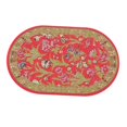 thumbnail image 4 of Alfombra para casa de muñecas perfke alfombra tejida en miniatura decoración de suelo 1/12 rojo verde, 4 of 9