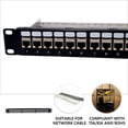thumbnail image 5 of MLINS Coupler Patch Panel 19 inch Cable Management Module Rack Mount, 5 of 7