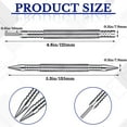 thumbnail image 3 of 2Pcs Hinge Pin Tool 1/32 2/32inch Hammerless Pogo Pin Punch Door Hinge Pin Removal Tool Small Spring Center Punch,2 x spring nail punch,silver, 3 of 7
