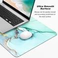 thumbnail image 2 of Large Mouse Pad Gaming Desk Pad 23.6 x 11.8 Inch, Marble Patterned Keyboard Mousepad, Waterproof Mouse Mat with Stitched Edges and Non-Slip Base for Office Gaming, 2 of 6