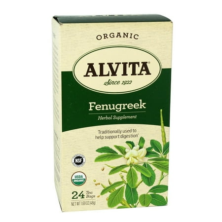 Alvita - Organic Fenugreek Tea - 24 Tea Bags