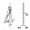 thumbnail image 4 of Trendy .925 Sterling Silver Number 4 Pendant, 4 of 4
