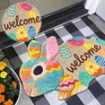 thumbnail image 3 of 2026 Easter Bunny Welcome Mat for Indoor Use | Absorbent Velvet Rug with Non Backing for Living Room Hallway and Entryway, 3 of 6