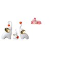 thumbnail image 1 of Esculturas De Familia De Elefantes Y Figuras De Ciervos Durmiendo, Estatuas De Animales, Manualidades Para Escritorios, Salas De Estar, Dormitorios, Cocinas, Comedores, Decoraciones De Mesa., 1 of 8