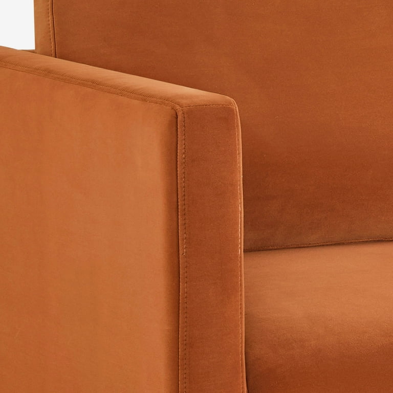 Better Homes & Gardens Wyatt Velvet Sofa, Copper Pipe