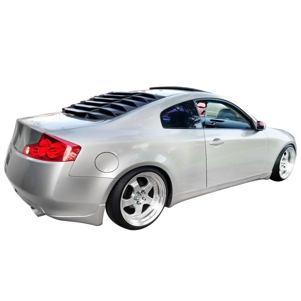 JP Fiberglass Windows Rear Louvers Infiniti G35 Coupe , 45 OFF