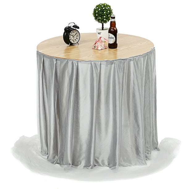 Tulle Table Skirt Tutu Skirts, Round Table Decorations For Birthday Party