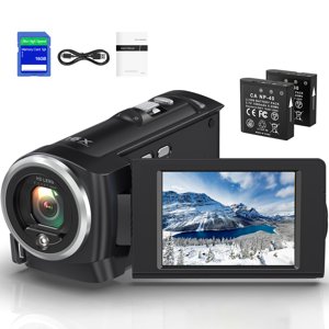 MARVUE Video Camera Camcorder 2.7K 56MP 16X Zoom Vlogging Camera for YouTube