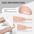 thumbnail image 2 of Cute Sweet Banana Pink Headbands for Women Men, Workout Elastic Sweat Band for Yoga Running Cycling Gym Exercise Non Slip Head Bands for Women's Hair, 2 of 5