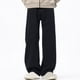 thumbnail image 2 of Pantalones vaqueros gruesos de felpa para hombre, de longitud completa, con cordón elástico, holgados, de pierna recta y de gran tamaño, pantalones largos para hombre., 2 of 7