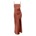 thumbnail image 5 of Women's Casual Dress Elegant Slit Spaghetti Strap Party Dress For Women Summer Beach Evening Gown, 5 of 5