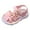 Pink, variant on kamemir Girls Closed-Toe Sandals Outdoor Summer Athletic Sandals For Toddler Little Kid/Big Kid White&Pink(Green,6.5)