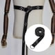 thumbnail image 3 of Cinturón de cuero Zulema Caballero Medieval Cosplay Negro, 3 of 8