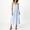 *Blue, variant on ClodeEU Women's French Vintage Fitted Spaghetti Strap Dress, Elegant Low Cut Flowy Midi Dress Purple,Womens Plus L