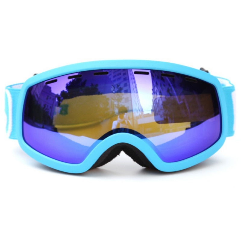 Kid Ski Goggles Double Layers UV400 Anti-fog For Children UV400 Anti-fog Glasses Skiing Girls Boys Snowboard Large Spherical Child Goggles - image 5 of 6