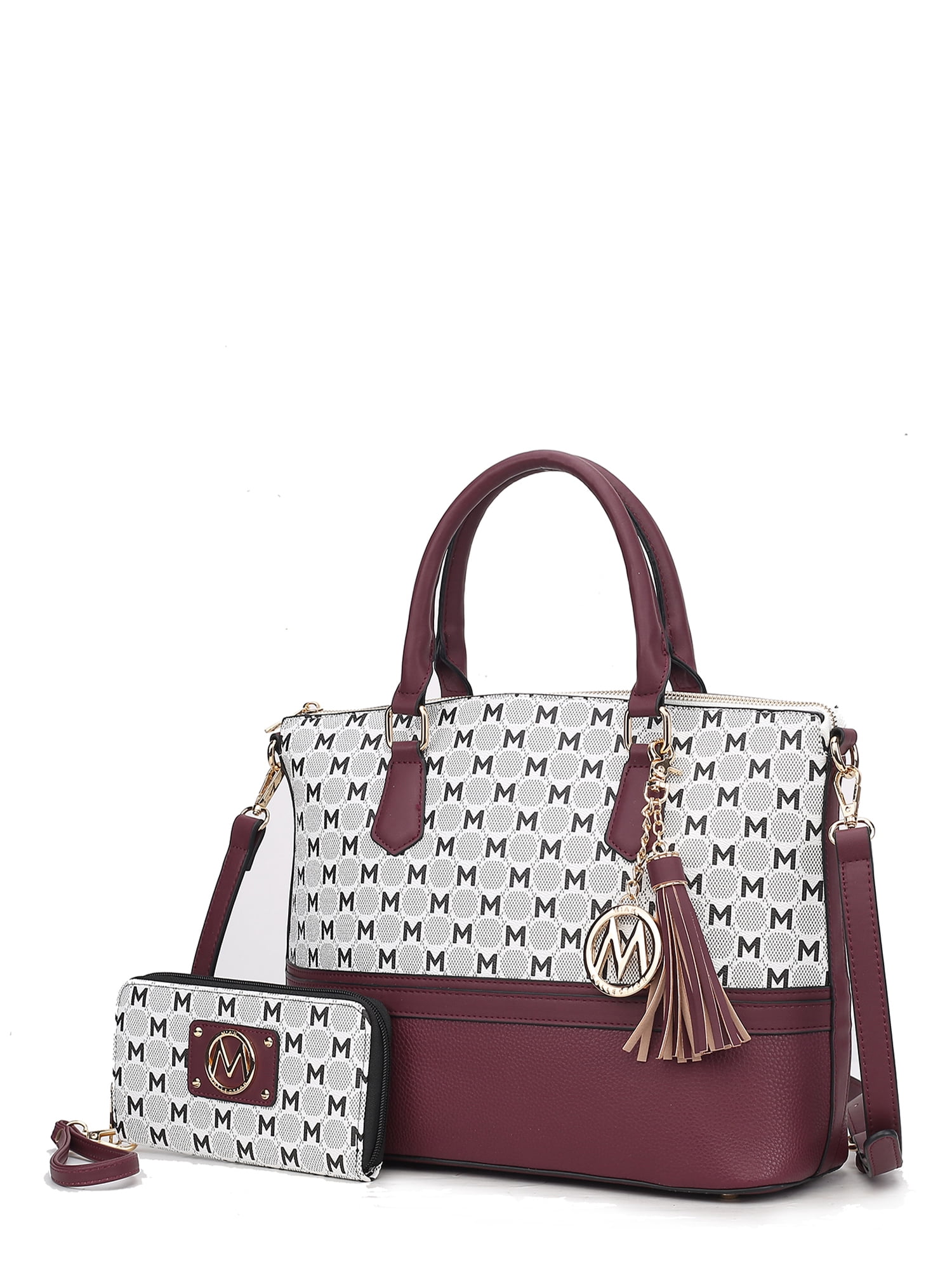 MKF Collection Emily Soft Vegan Leather Women's Hobo Handbag by