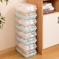 Stackable Shoe Storage Box, Clear Plastic Shoe Organizer with Vent ...