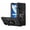 Black, variant on PT for Cricket Icon 2026 (Regular Version) / AT&T Propel 3 5G U656AA Robotic Ring Kickstand Hybrid Phone Case Cover - Blue