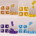 thumbnail image 4 of Caja de globos con letras transparentes, decoraciones para baby shower, feliz cumpleaños, decoración de bodas, suministros para fiesta de primer cumpleaños, caja de globos, 4 of 5
