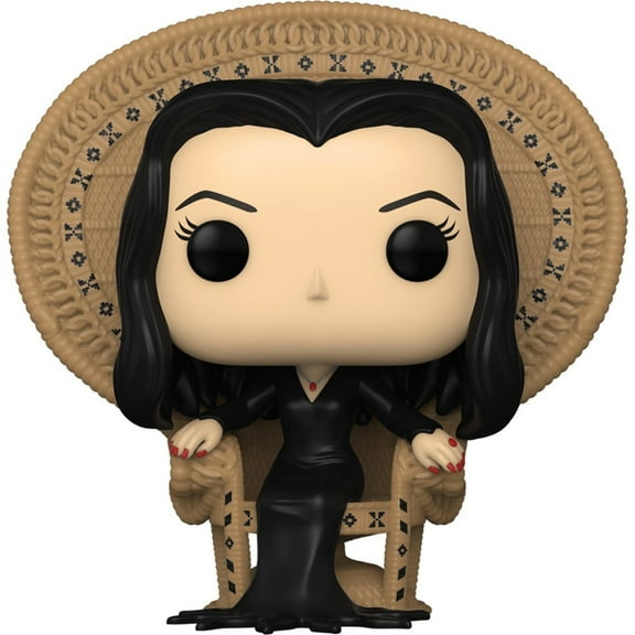 Addams Family Morticia in Chair Deluxe Pop! Figure, Not Mint