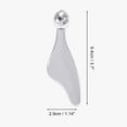 thumbnail image 2 of Unique Bargains 1 Pc Durable Dolphin Type Facial Roller for Vacation Travel Bathing Silver Tone Zinc Alloy, 2 of 4